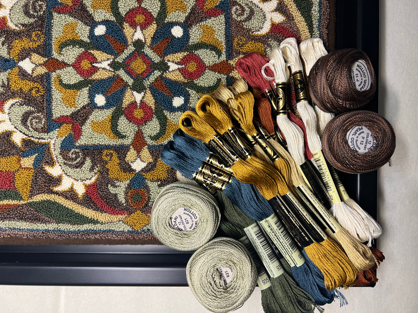 Majestic Punch Needle Pattern With Thread Kit by Orphaned Wool. This pattern is available as a Paper Pattern or Cloth Pattern. Copyright 2023 Kelly Kanyok.