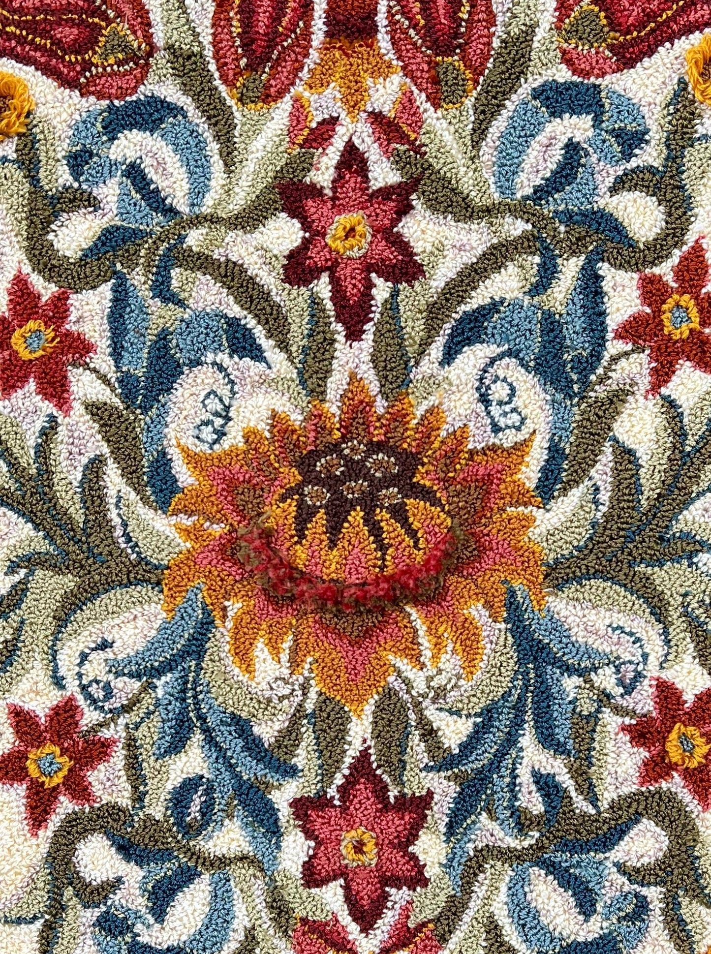 Delight- PDF Rug Hooking or Rug Punch Needle Pattern, by Orphaned Wool. This timeless design has a beautiful scalloped edge design that make for quite an elegant pattern. This is a PDF Paper Pattern digital download that’s pattern is meant to be enlarged to your desired size pattern. This can be easily done at most shipping or copy center stores. Copyright 2022- Kelly Kanyok / Orphaned Wool