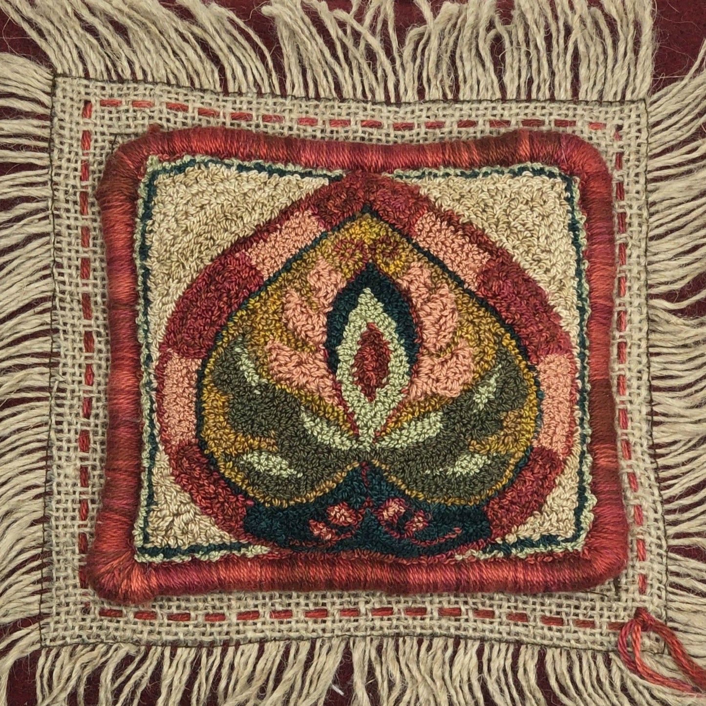 Charm- Punch Needle Pattern, Cloth and Paper Patterns, by Orphaned Wool