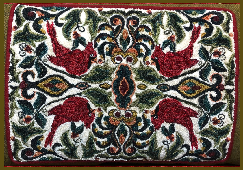 The Gathering- Paper Rug Hooking or Rug Punch Needle Pattern by Orphaned Wool. This paper Cardinal bird pattern is formatted to be enlarged. This gives you the opportunity to choose what size pattern, and use your favorite backing material, which make creating this lovely pattern an extremely cost-effective purchase for you to enjoy.