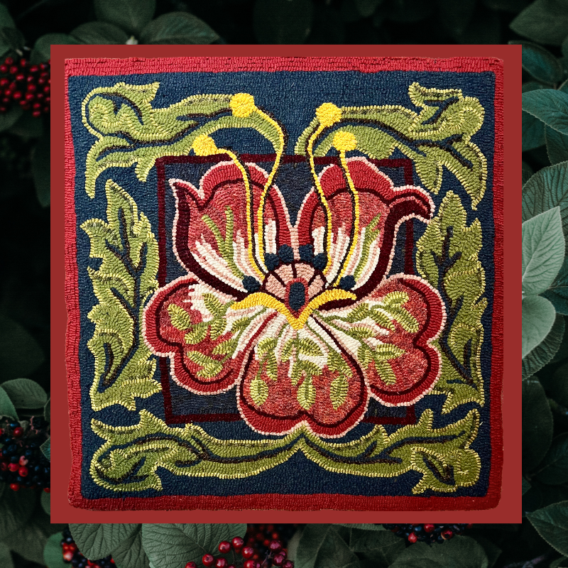 Floral & Plant Rug Hooking Patterns | Botanical Designs