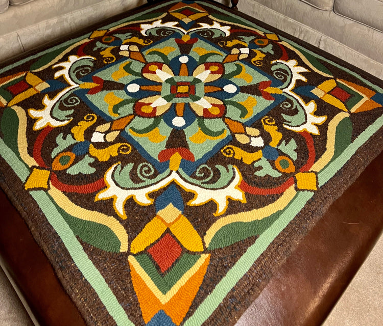 Geometric Rug Hooking Patterns | Structured Designs