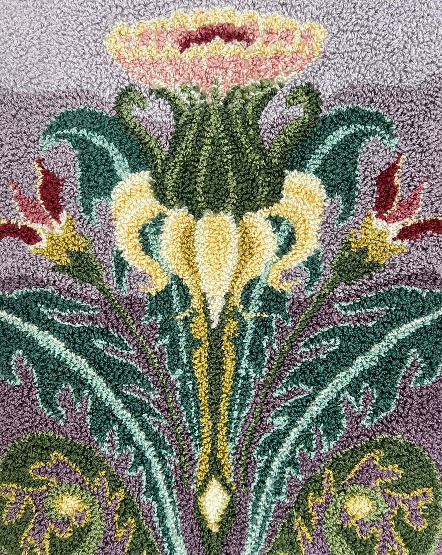  This is the Behold Puch Needle Embroidery Pattern from Orphaned Wool. This incredible floral design is the first of four designs in a seasonal floral series released. Pattern copyright 2024 Kelly Kanyok / Orphaned Wool