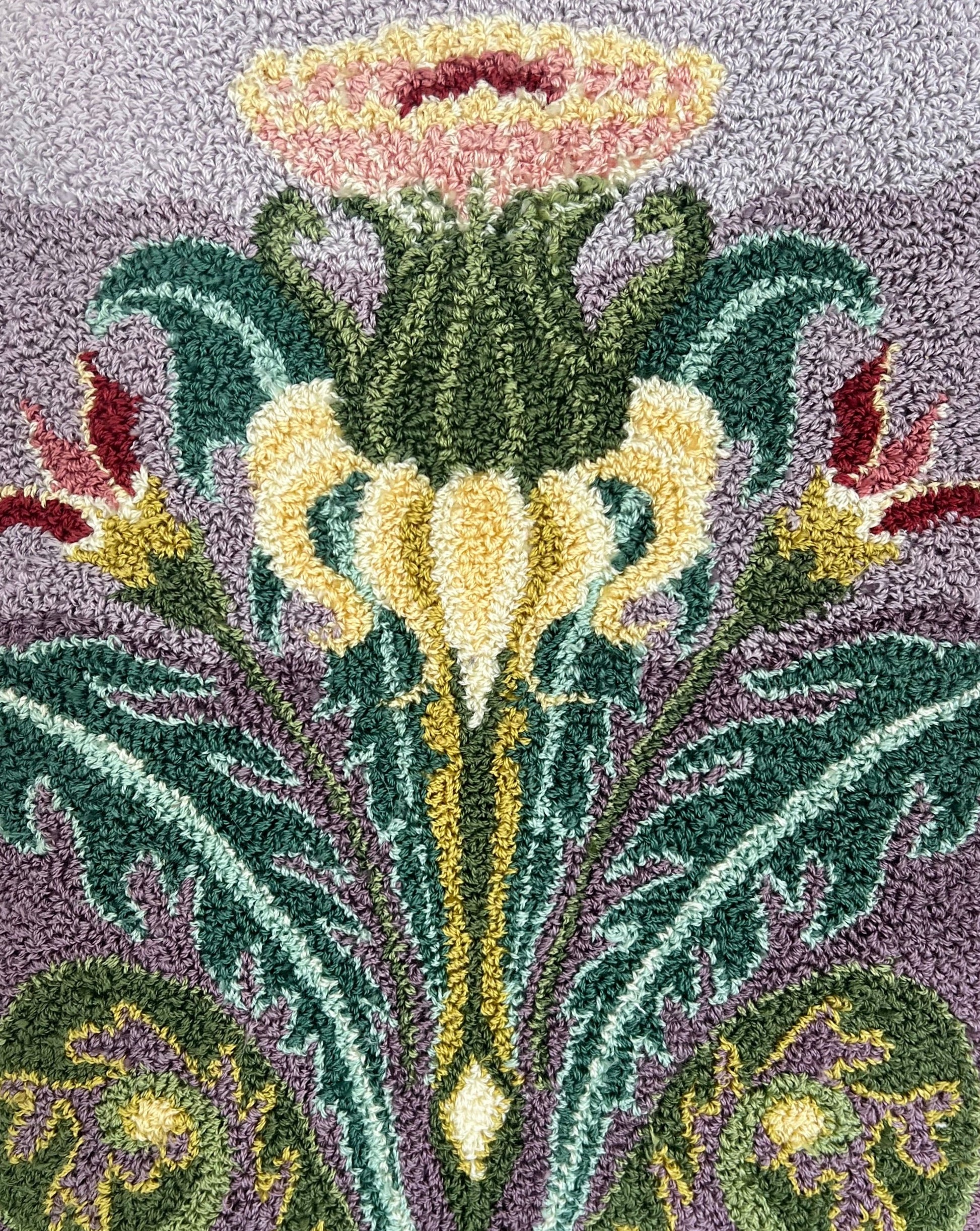  This is the Behold Puch Needle Embroidery Pattern from Orphaned Wool. This incredible floral design is the first of four designs in a seasonal floral series released. Pattern copyright 2024 Kelly Kanyok / Orphaned Wool