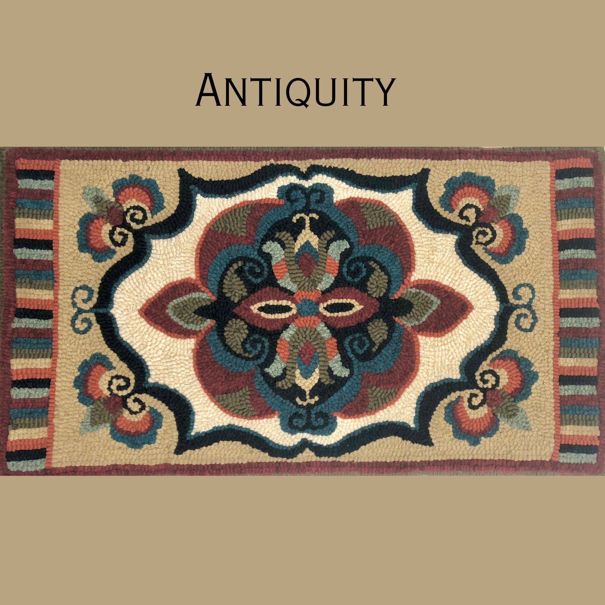 Antiquity-Paper Rug Hooking Pattern, By Orphaned Wool