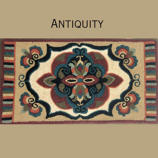  Antiquity-Paper Rug Hooking Pattern, By Orphaned Wool