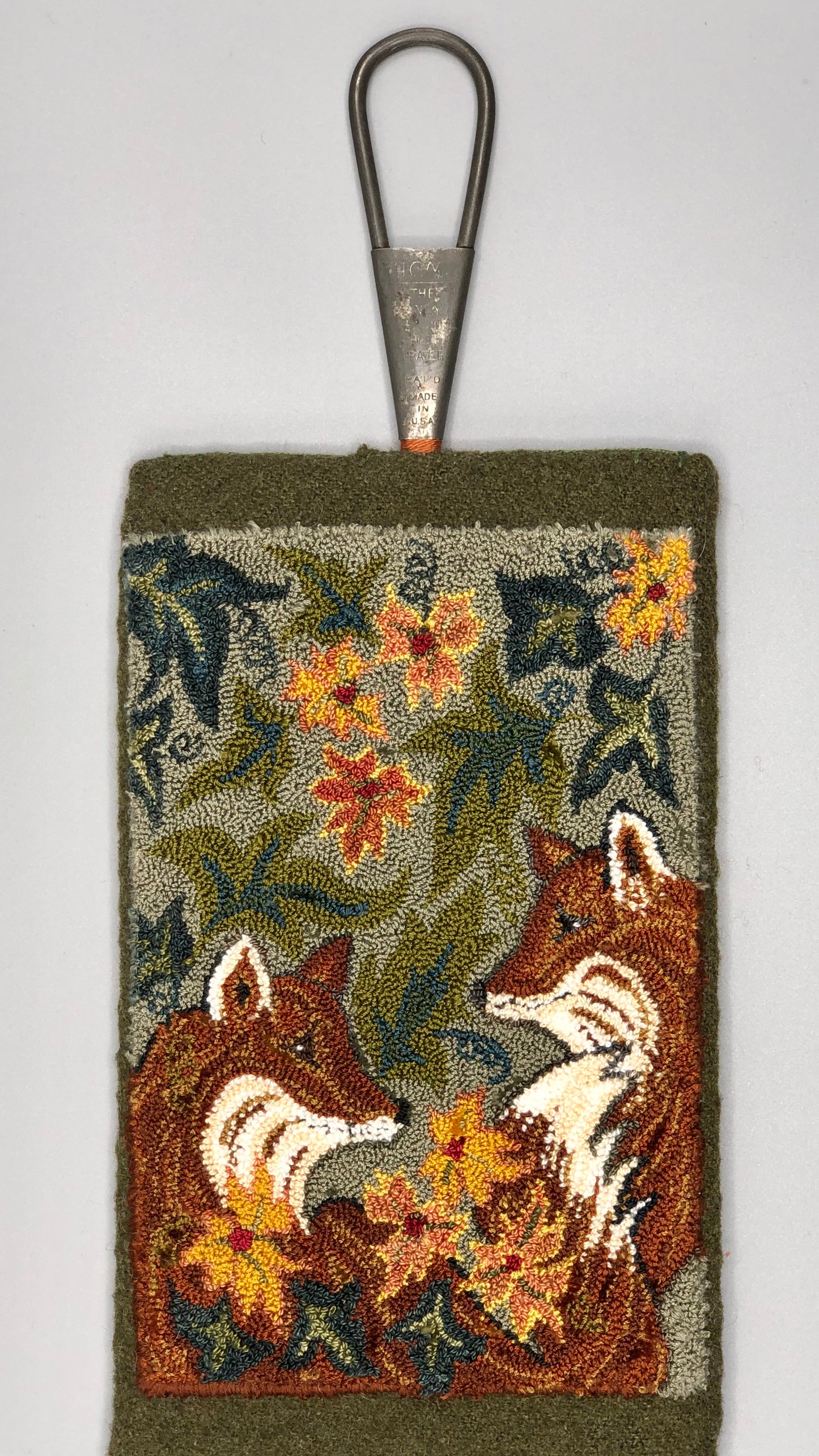 Together  (Fox) Punch Needle Embroidery Pattern by Orphaned Wool