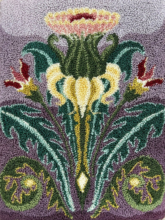 This is a Paper Rug Hooking pattern- Behold- By Orphaned Wool copyright ©️ 2024 Kelly Kanyok.