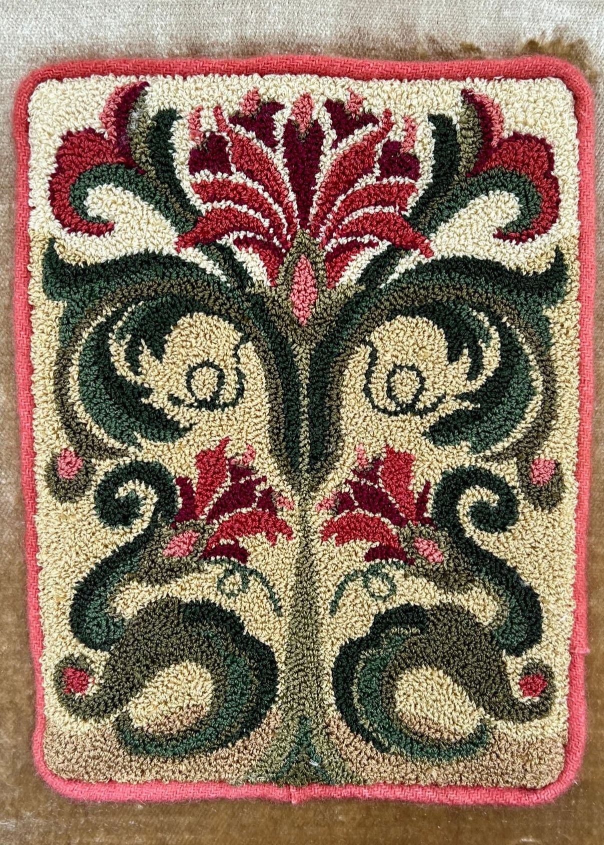 Bountiful Blooms Rug Hooking Paper Pattern by Orphaned Wool, Copyright ©️ 2024 Kelly Kanyok