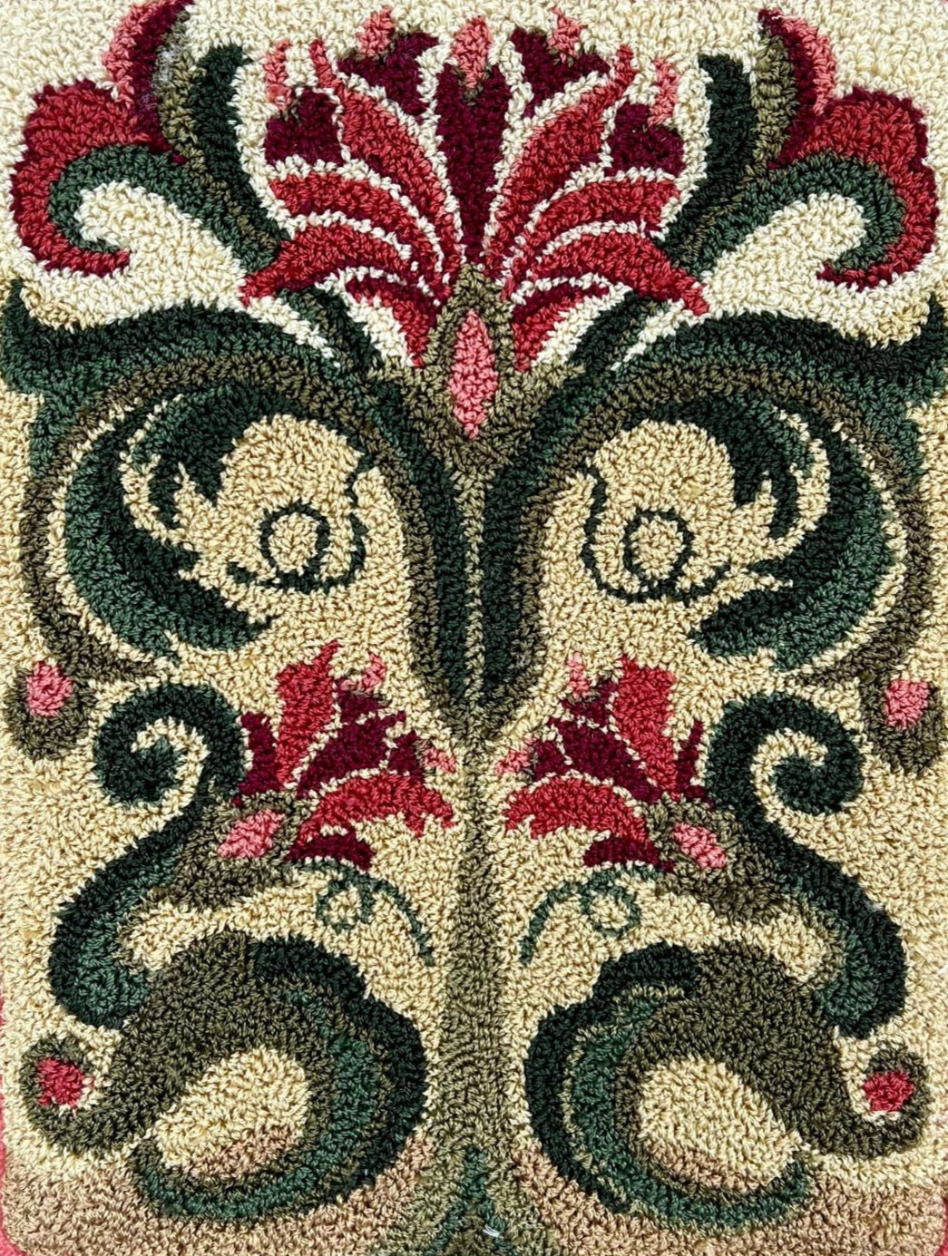 Bountiful Blooms PDF Pattern for Rug Hooking by Orphaned Wool, copyright ©️ 2024 Kelly Kanyok. Digital Download Pattern.