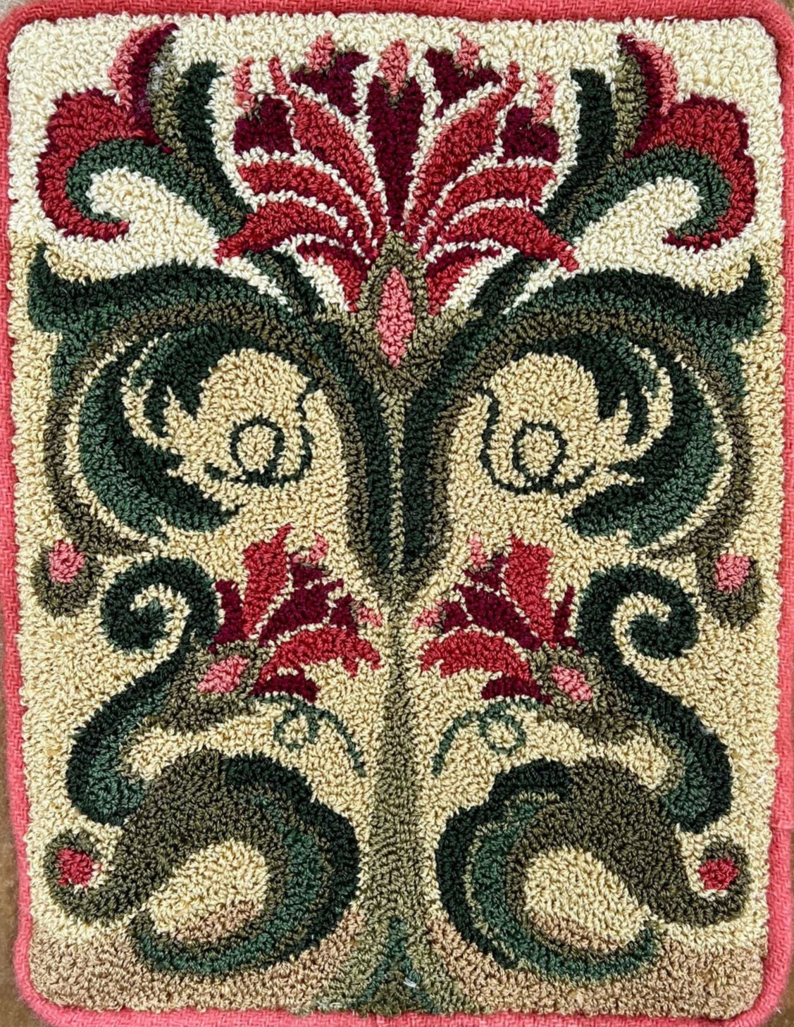 Bountiful Blooms PDF Pattern for Rug Hooking by Orphaned Wool, copyright ©️ 2024 Kelly Kanyok. Digital Download Pattern.