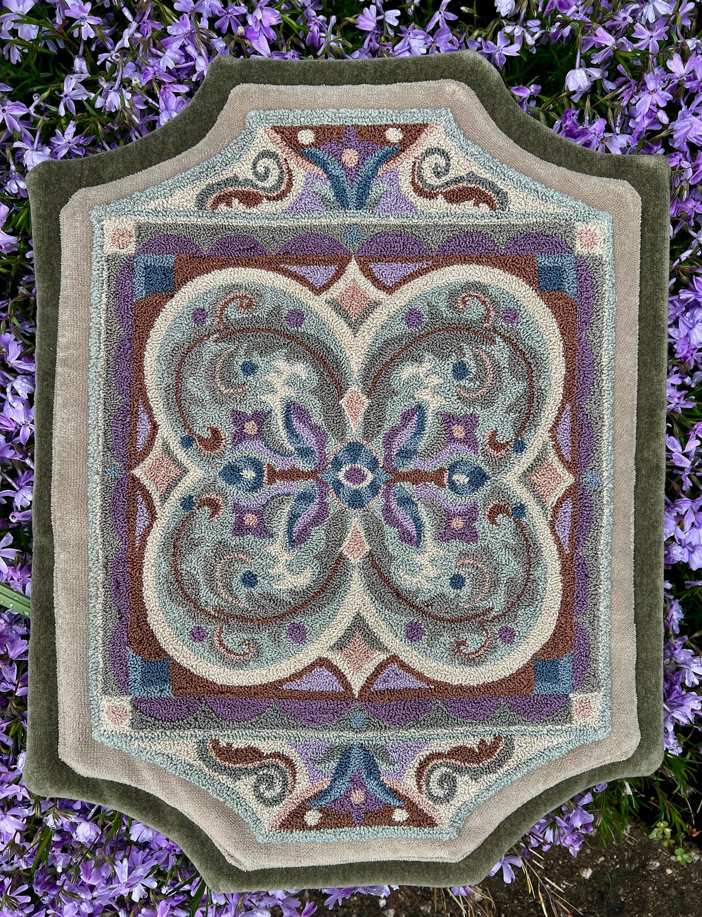 Misty Lavender- PDF Punch Needle Pattern Digital Download, by Orphaned Wool. This beautiful five page download pattern is a lovely sizable design, perfect for those looking to create a statement piece of art. Copyright © 2023 Kelly Kanyok -All Rights Reserved