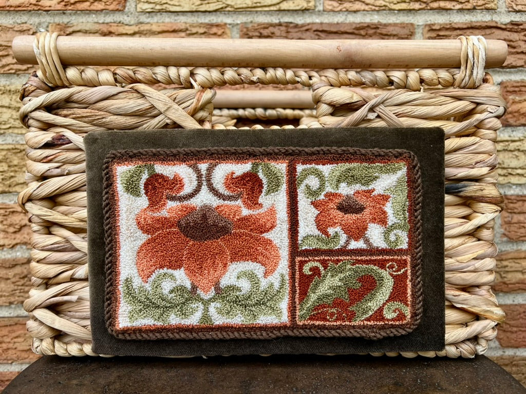 Floral Punch Needle Pattern - Botanical Design by Orphaned Wool