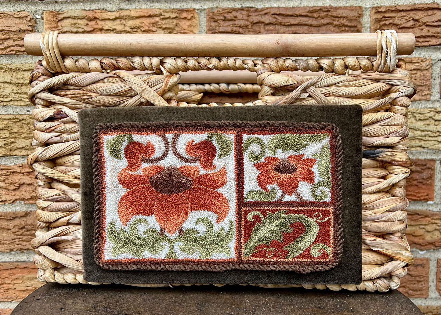Floral Punch Needle Pattern - Botanical Design by Orphaned Wool