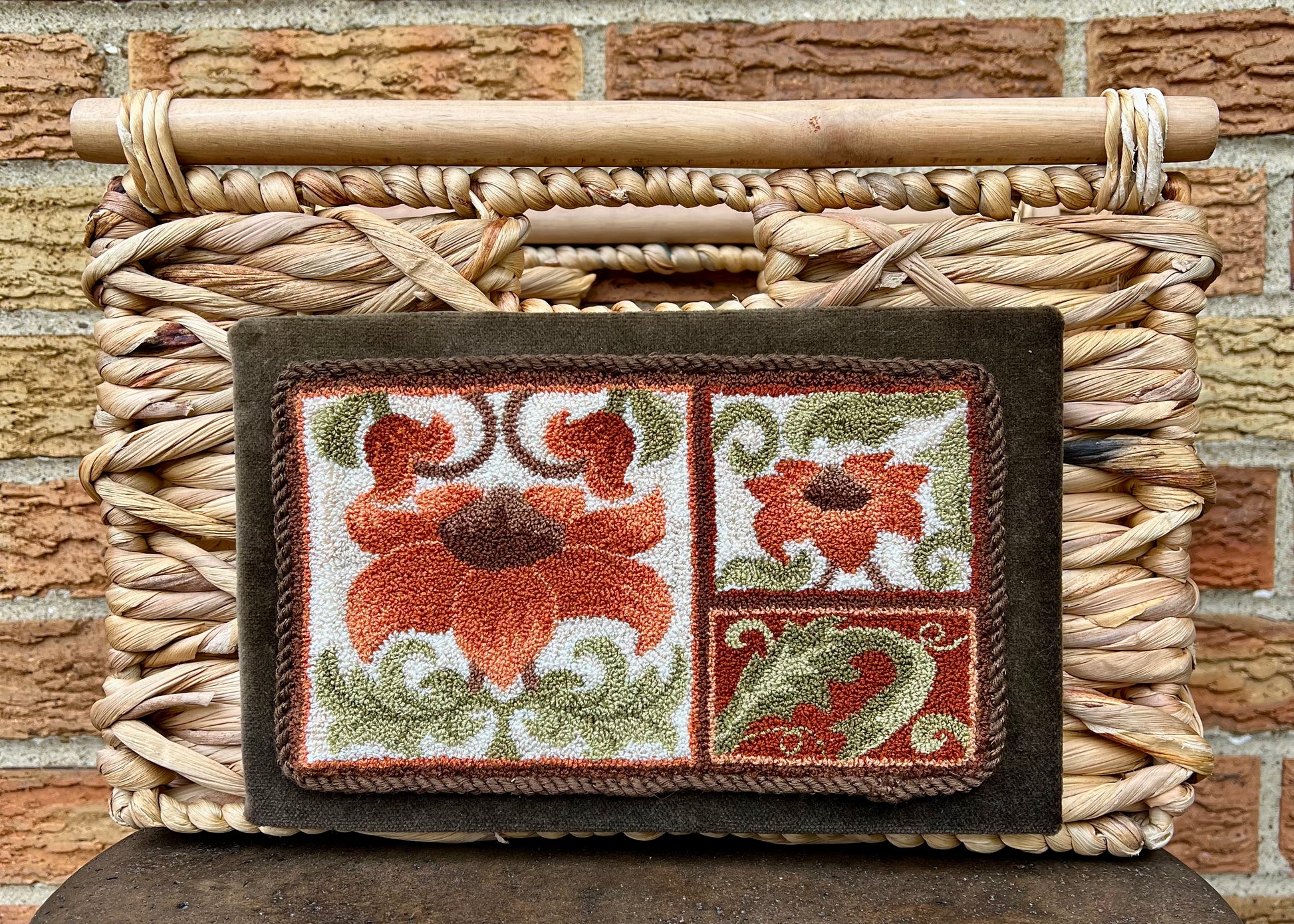 Floral Punch Needle Pattern - Botanical Design by Orphaned Wool