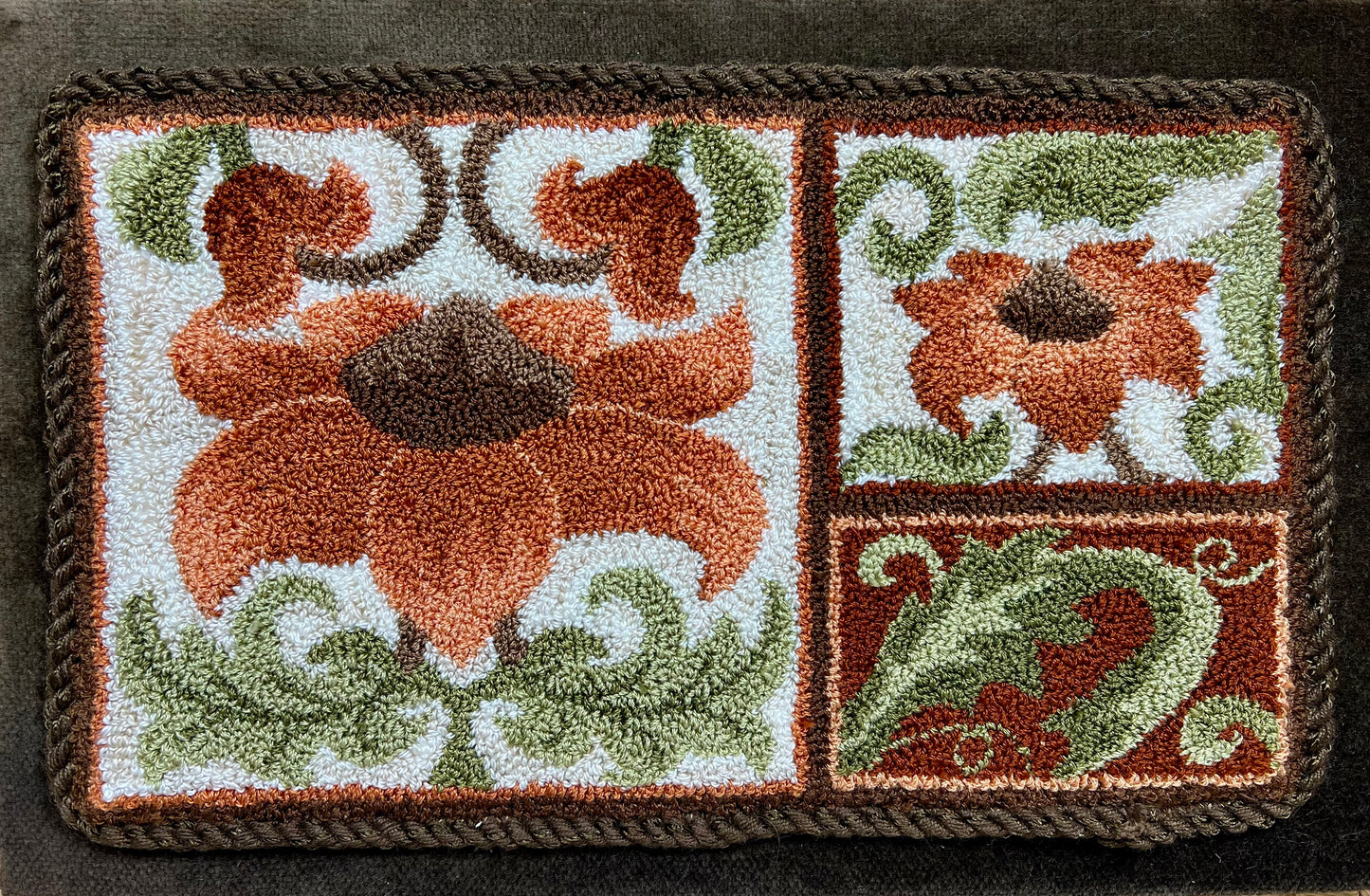 Floral Punch Needle Pattern - Botanical Design by Orphaned Wool