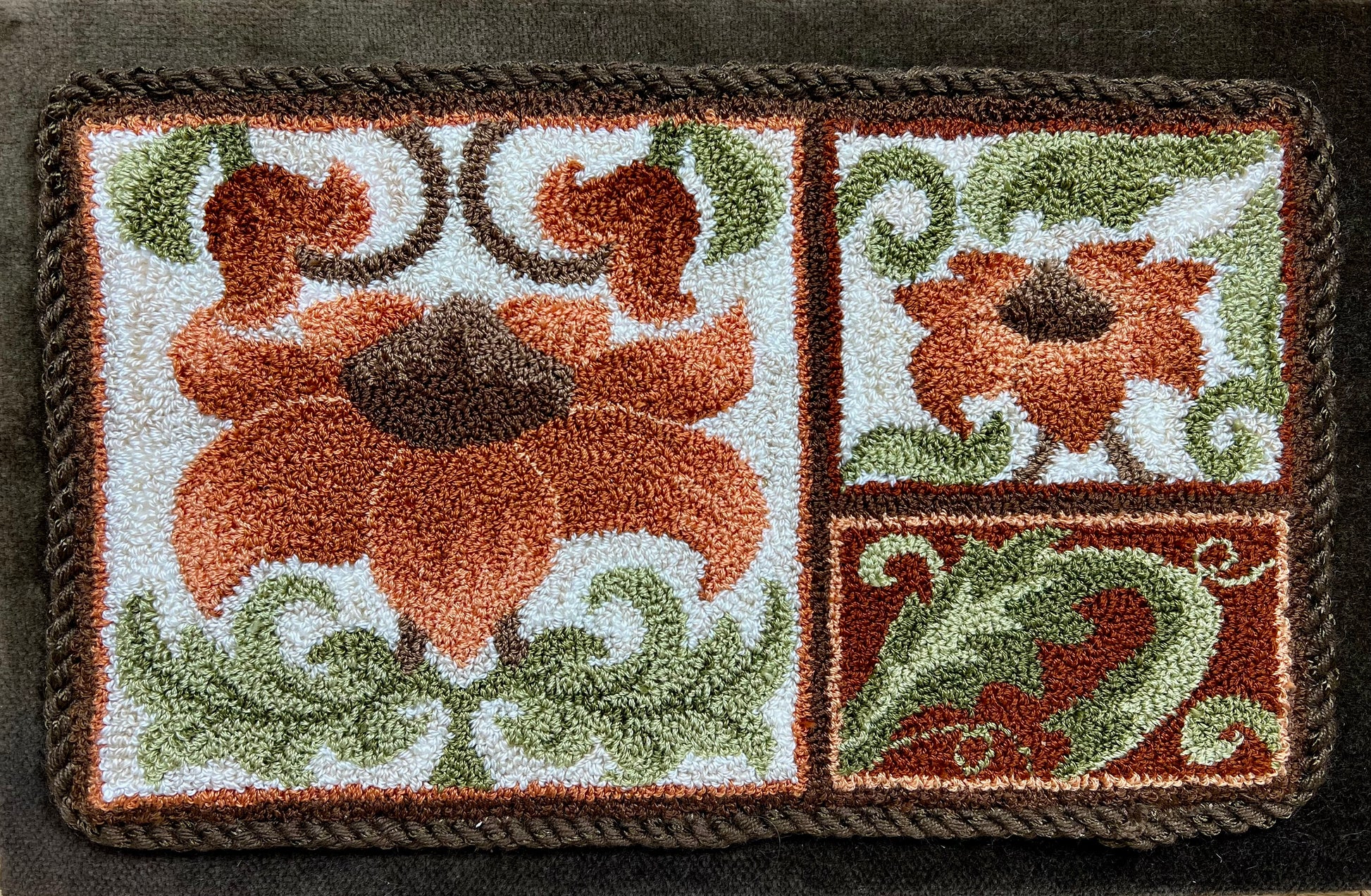Floral Punch Needle Pattern - Botanical Design by Orphaned Wool