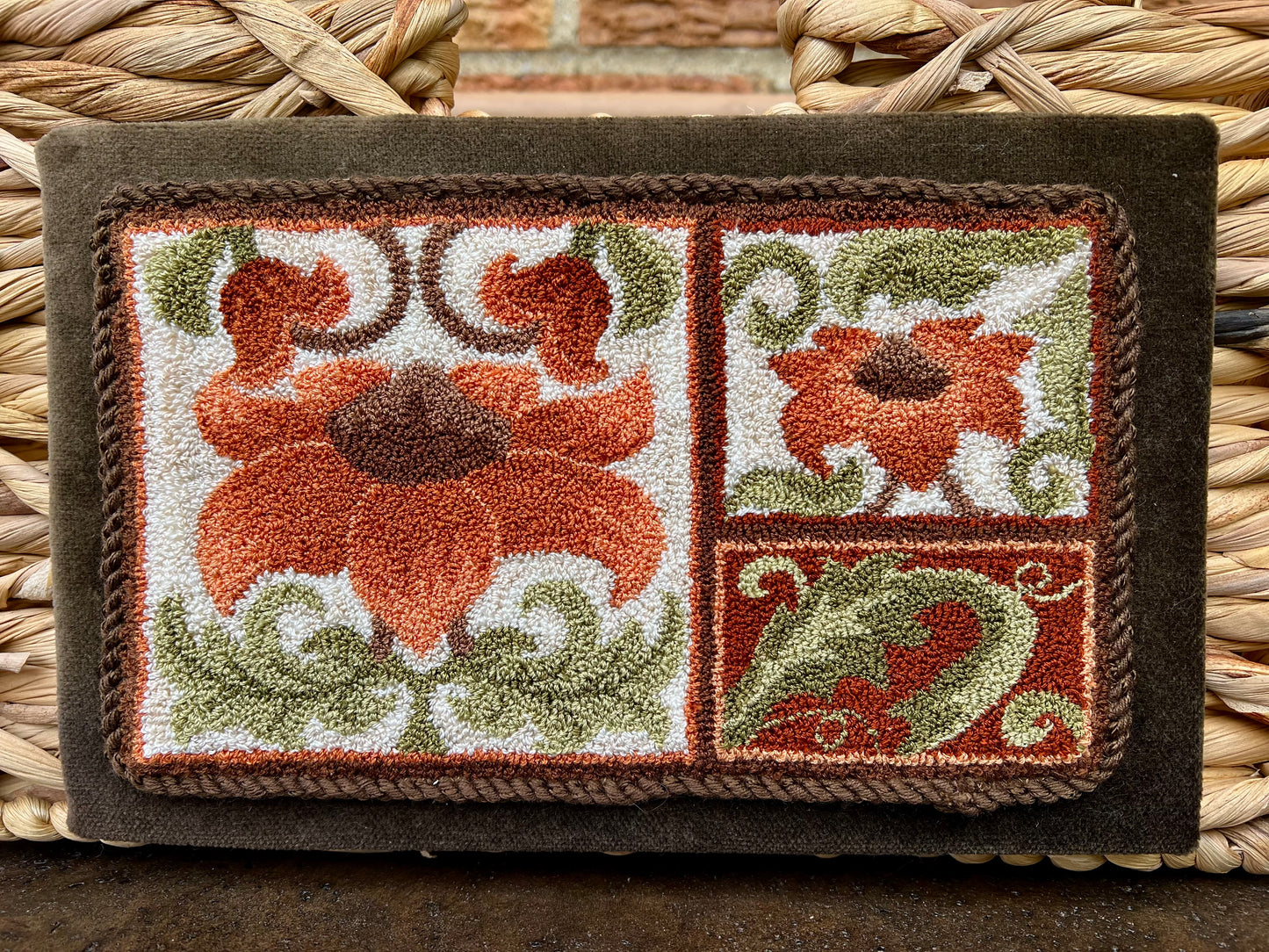Floral Punch Needle Pattern - Botanical Design by Orphaned Wool