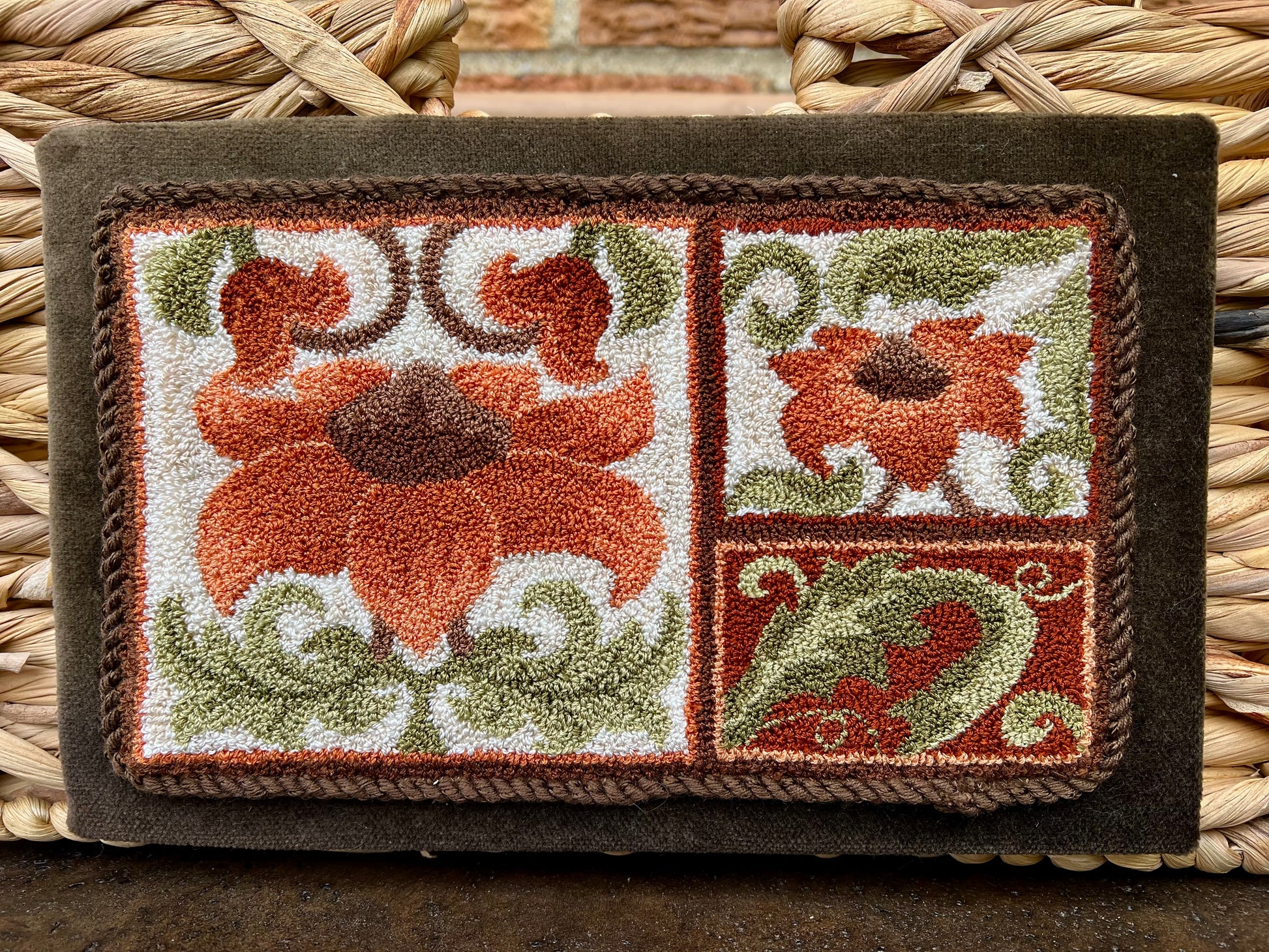 Floral Punch Needle Pattern - Botanical Design by Orphaned Wool