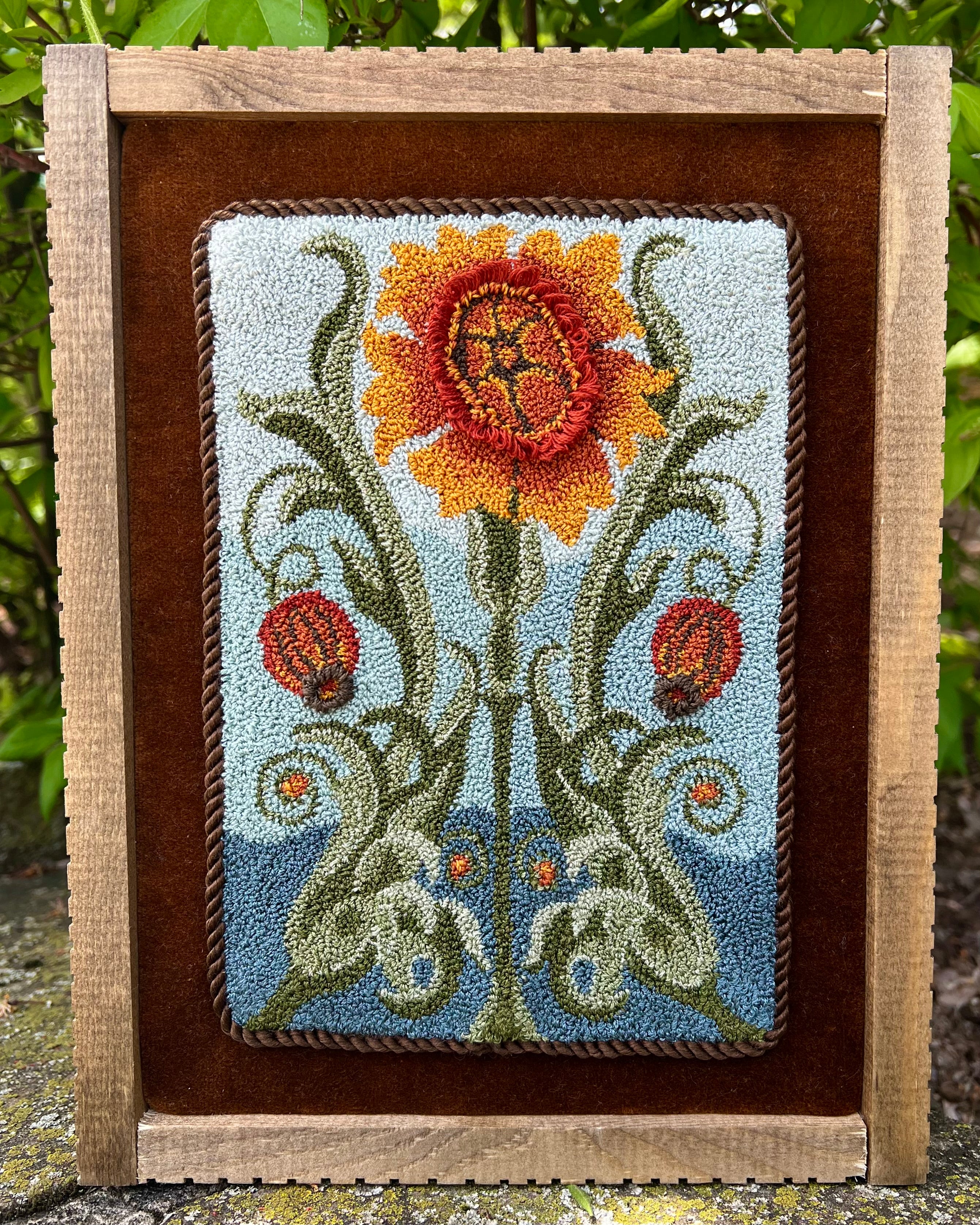 Gilded Blooms- Punch Needle Pattern / Set Option – Orphaned Wool