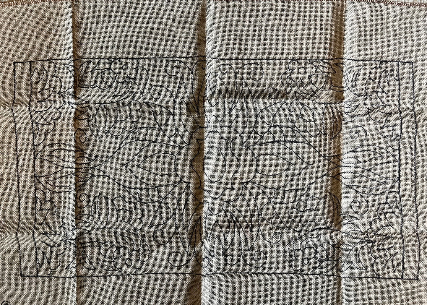 Flourish #1424 Pattern- Linen In-Stock Special