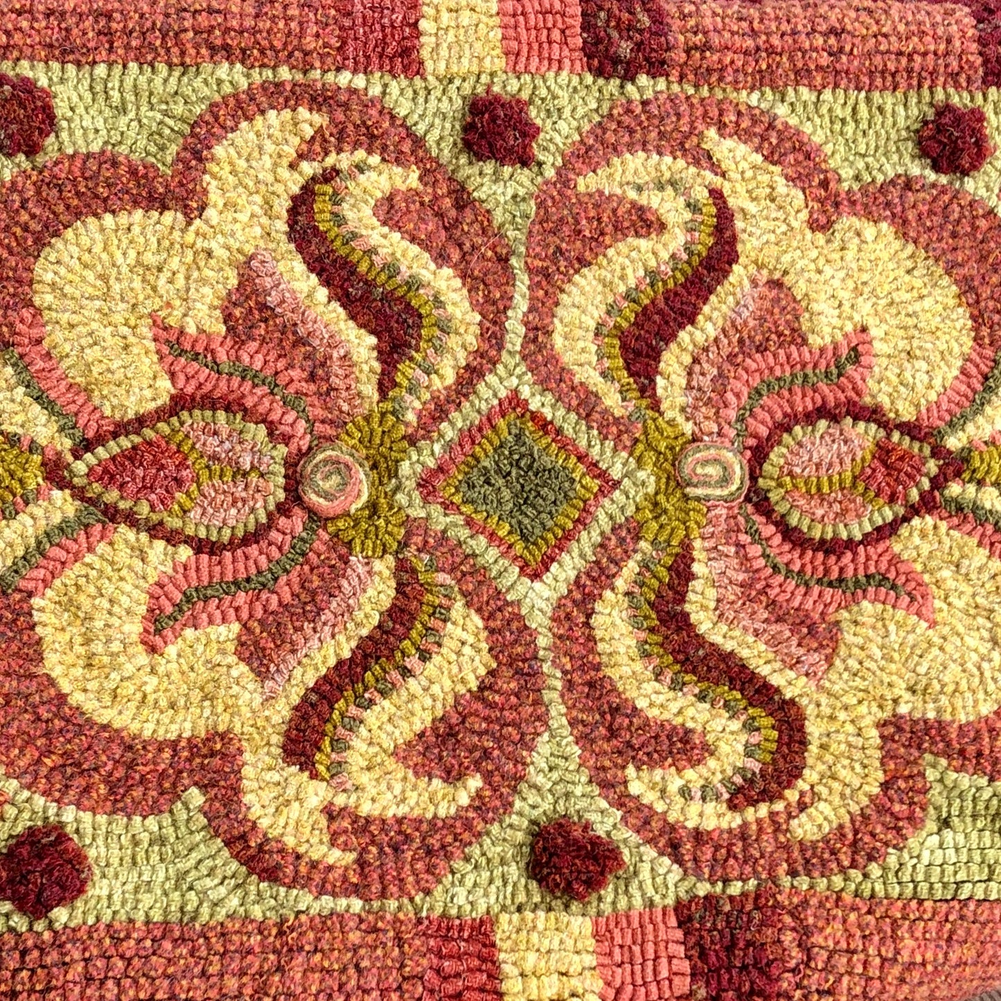 Reflecting- Paper Rug Hooking or Rug Punch Needle Pattern by Orphaned Wool. This paper pattern was designed to be enlarged, giving you the artist the ability to choose the size pattern you want to create. This pattern also has two color guides that are part of the pattern purchase.. Spring and Winter - Spring is a lighter color palette and winter is a warmer color palette.
