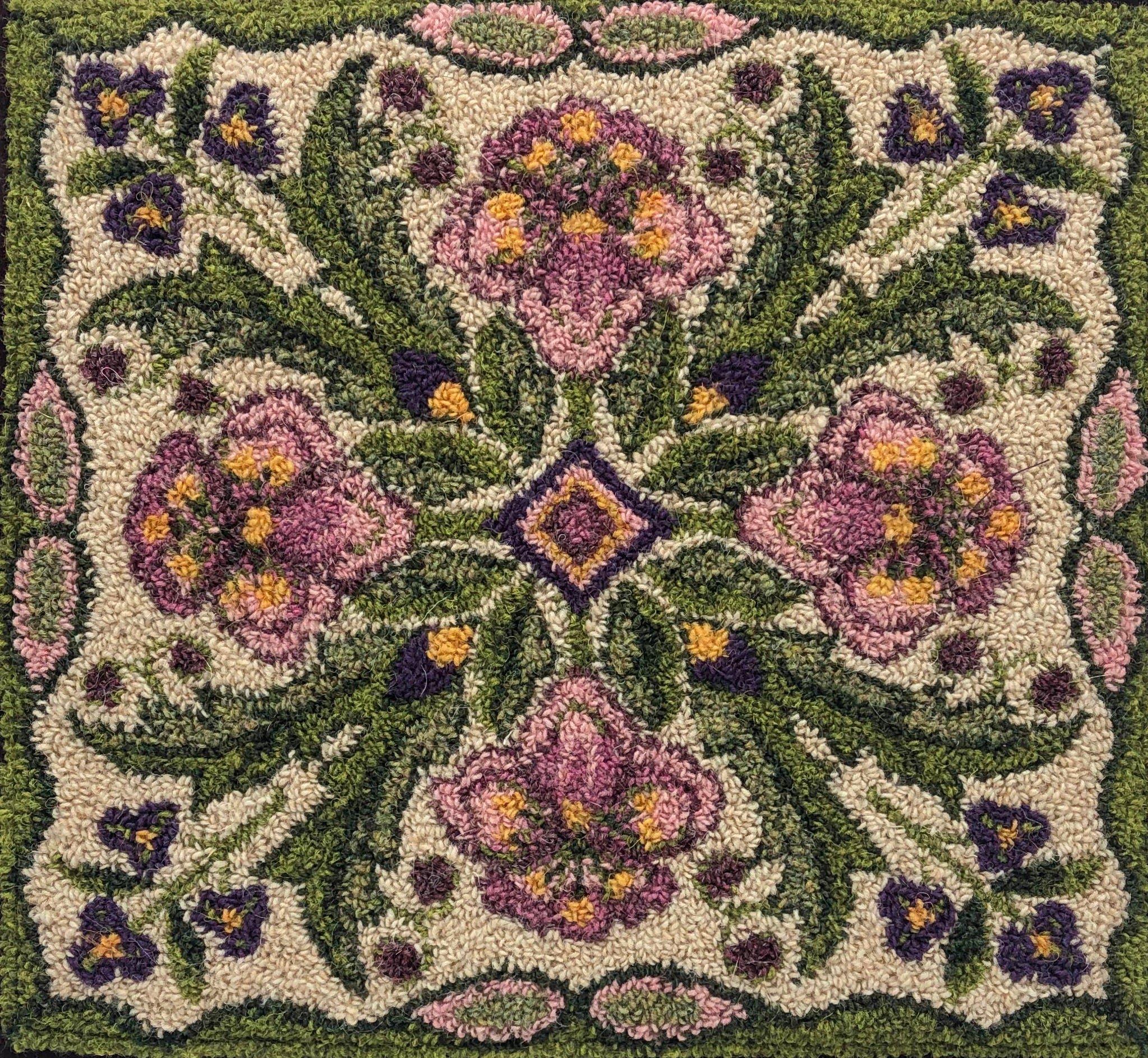 Rug Hooking- Patterns on Natural Linen – Orphaned Wool