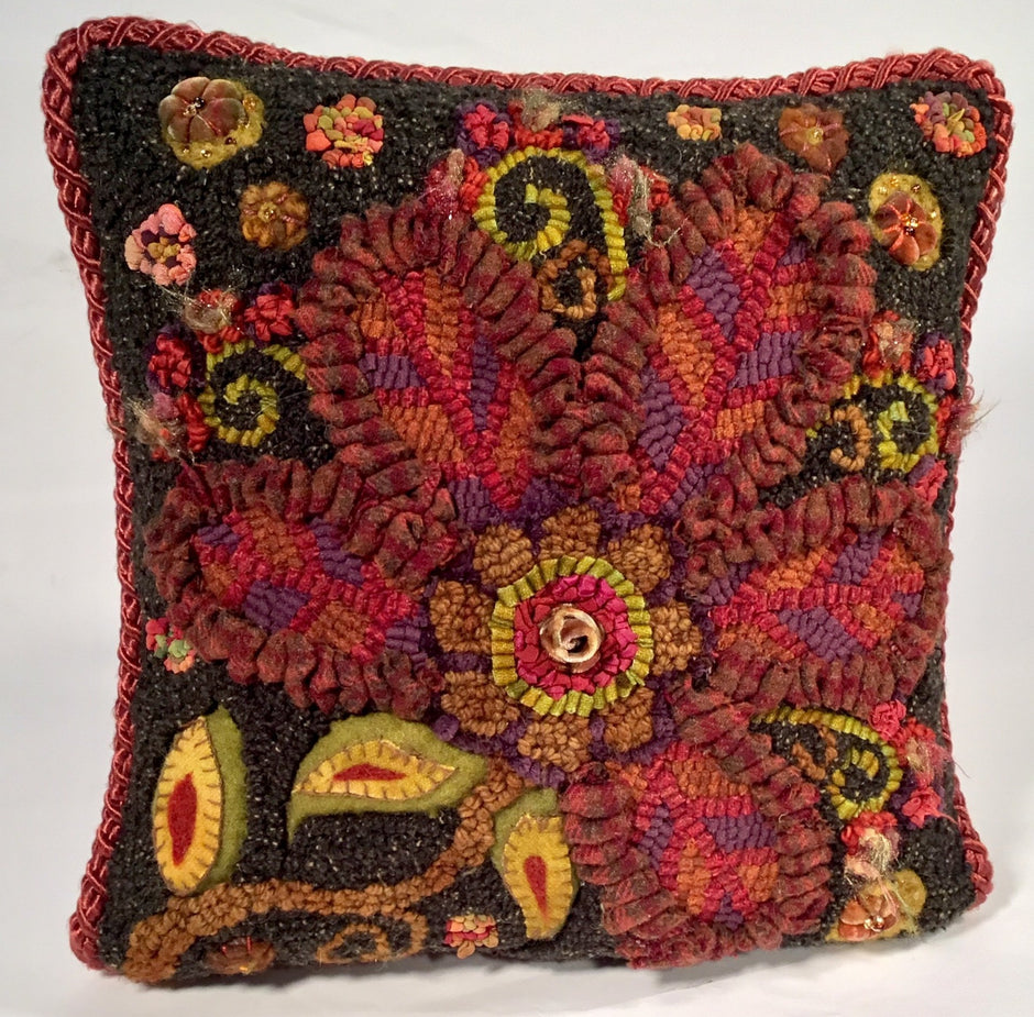 Rug Hooking- Patterns on Natural Linen – Orphaned Wool