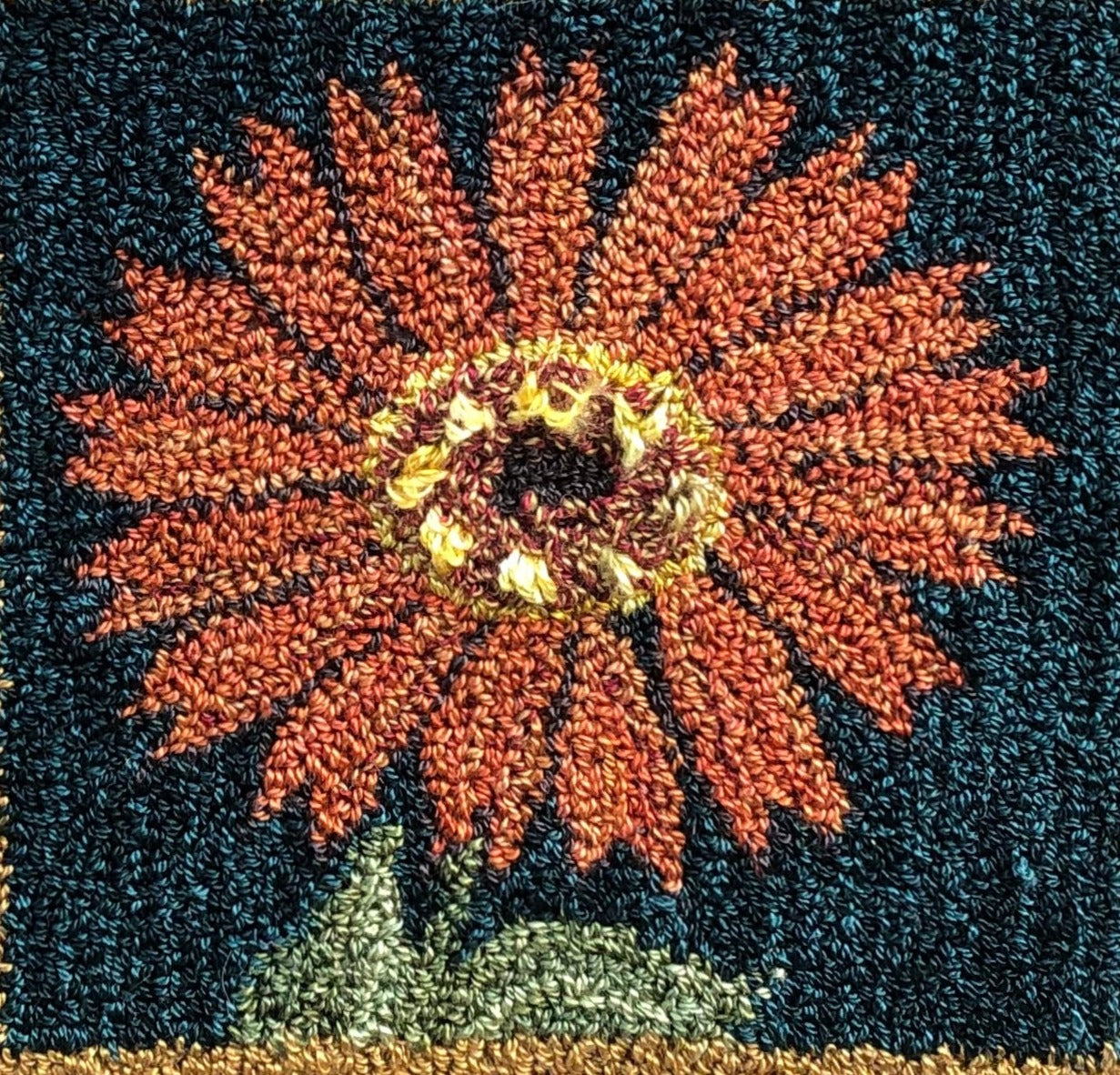 Marigold PDF Rug Hooking Pattern By Orphaned Wool. This pattern is perfect for Rug Hooking or Rug Punch Needle. This design also has a companion design Poppy-(purchased Separately). Enjoy this wonderful botanical design.