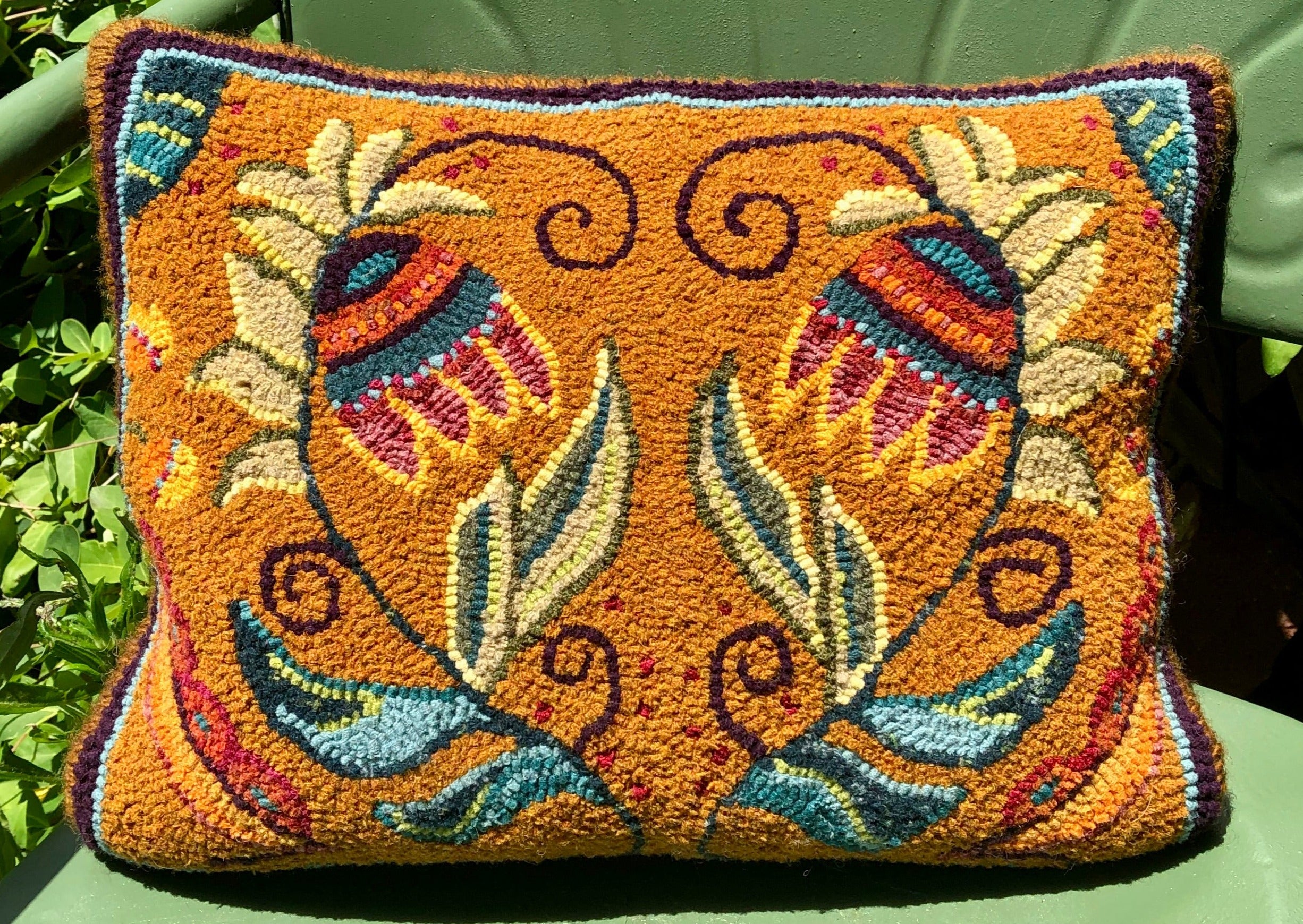 Rug Hooking- Patterns on Natural Linen – Orphaned Wool