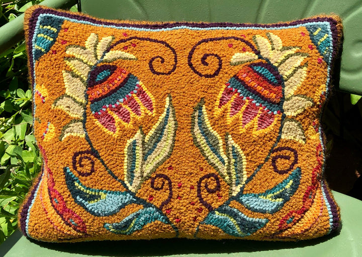 Rug Hooking- Patterns on Natural Linen – Orphaned Wool