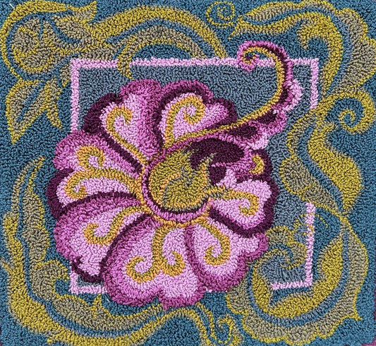 Blossom- Punch Needle PDF Digital Download Pattern, by Orphaned Wool