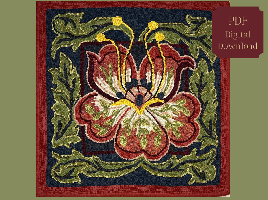 Rug Hooking PDF Patterns | Instant Download Enlargeable Designs ...