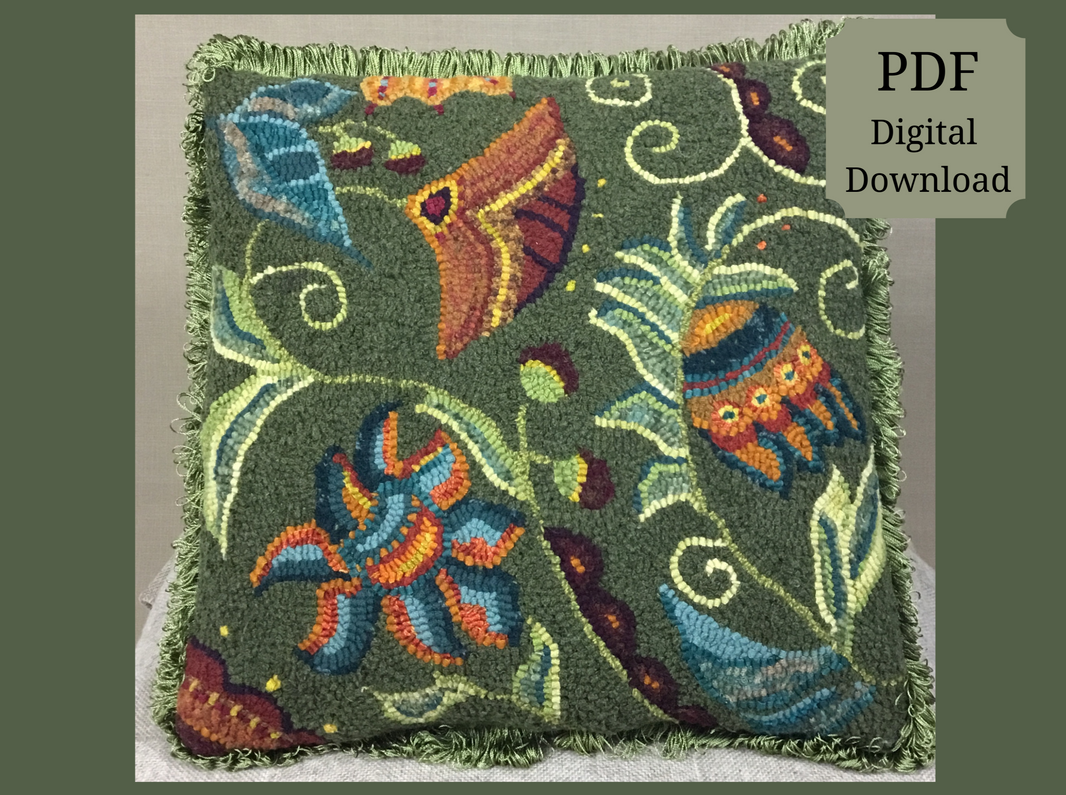 Rug Hooking PDF Patterns | Instant Download Enlargeable Designs ...