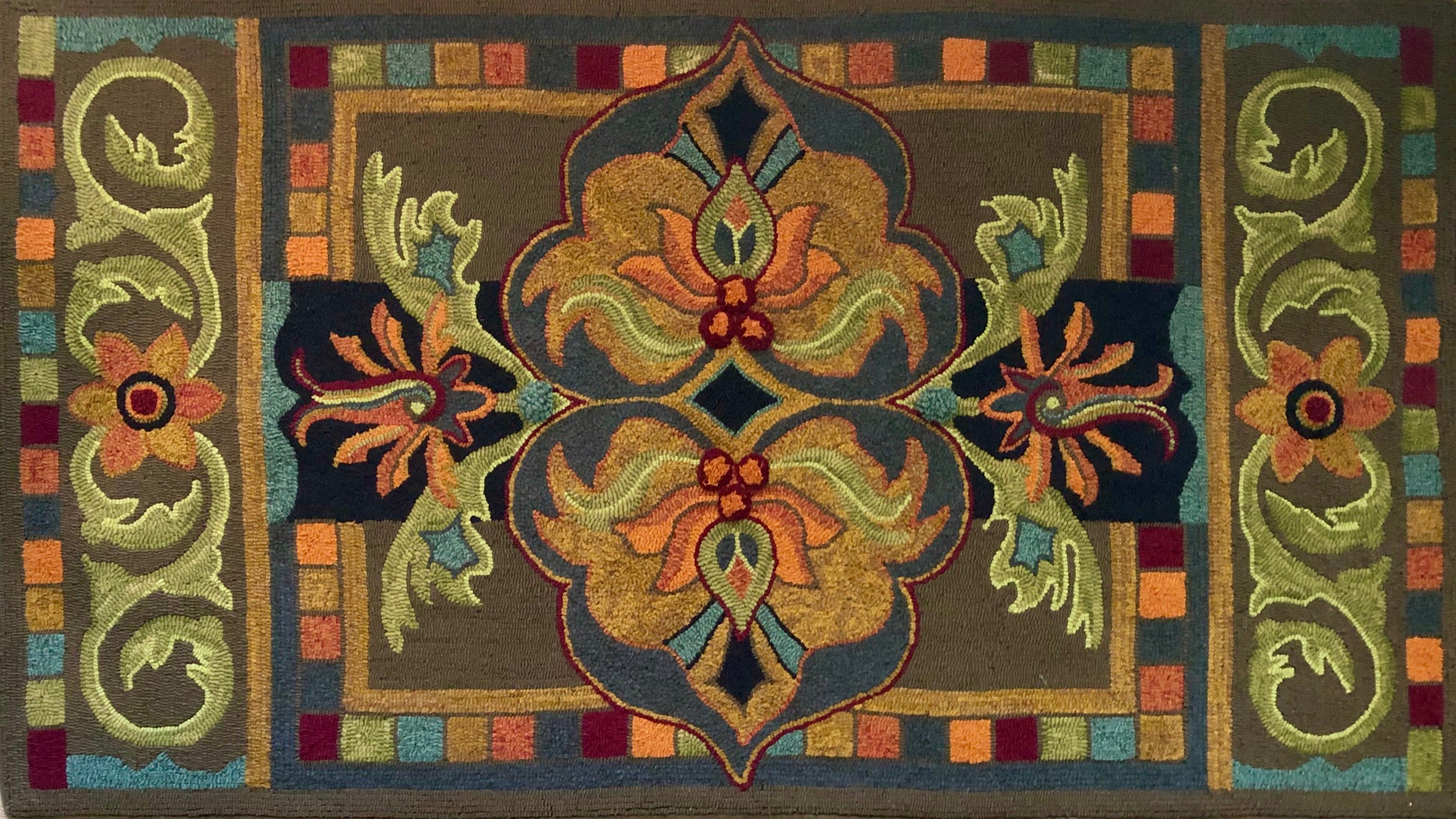 Reflection-Paper Rug Hooking Pattern – Orphaned Wool