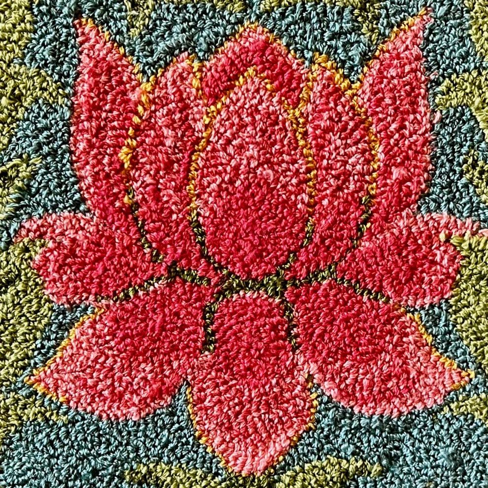 Blooming Punch Needle Pattern - Floral Design | Orphaned Wool ...