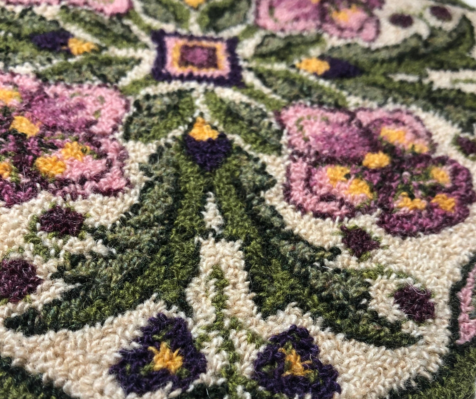 Lovely- PDF Rug Hooking Digital Download Pattern by Orphaned Wool. Perfect for the Oxford Rug Punch Needle. This is a lovely floral design that will make an incredible floor rug, pillow or Wall hanging.
